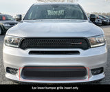 Stainless Steel Lower Bumper Black Wire Mesh Grille 2018 Dodge Durango Only for RT and SRT Without Adaptive Cruise Control/2019-2020 Dodge Durango Only for GT and RT and SRT Without Adaptive Cruise Control GR04GFJ37H