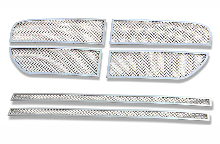 Stainless Steel Main Upper + Lower Bumper Mesh Grille 2005-2007 Dodge Magnum GR04GGI82T