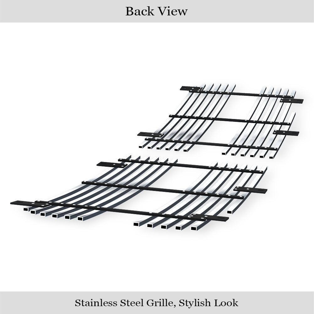 Stainless Steel Main Upper Stainless Steel Billet Grille 2005-2007 Dodge Dakota GR04HEC44S