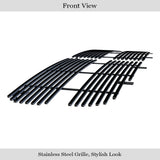 Stainless Steel Main Upper Black Stainless Steel Billet Grille 2002-2005 Dodge Ram (Exclude 2002 Classic Model) GR04HEC74J