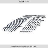 Stainless Steel Main Upper Stainless Steel Billet Grille 2002-2005 Dodge Ram (Exclude 2002 Classic Model) GR04HEC74S