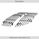 Stainless Steel Main Upper Stainless Steel Billet Grille 2005-2007 Dodge Magnum Except SRT8 GR04HEJ37S