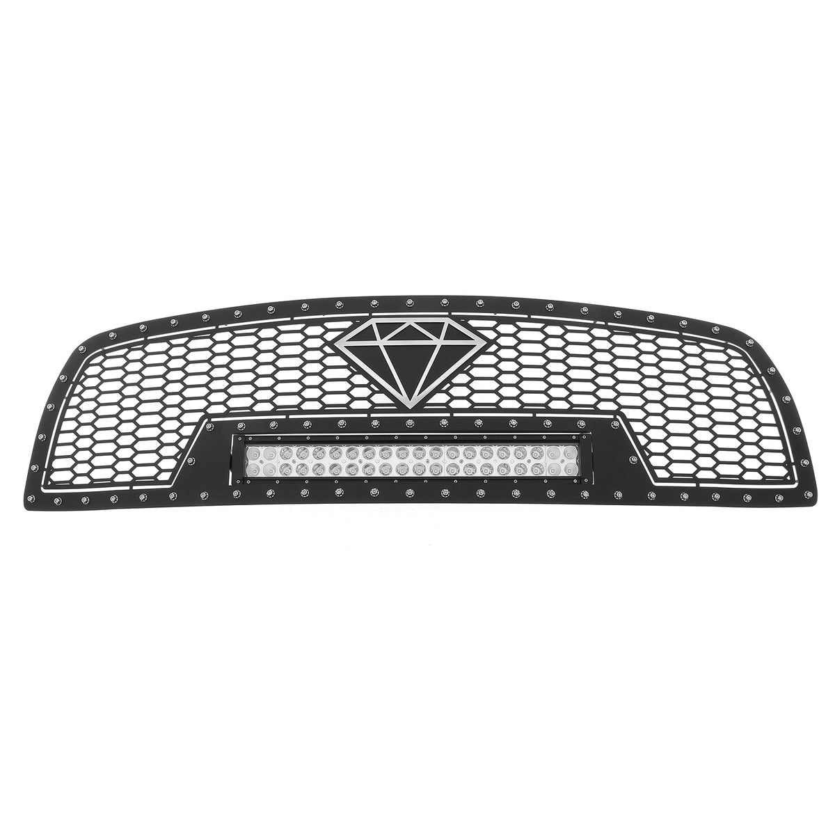 Stainless Steel Main Upper Sheet Grille 2009-2012 Dodge Ram 1500 GR04LEA69L