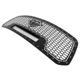 Stainless Steel Main Upper Sheet Grille 2013-2017 Ram 1500 Not For Rebel/2018 Ram 1500 Not For Rebel & Sport & Laramie Longhorn & Laramie Limited/2019-2021 Ram 1500 Classic Only GR04LEI86L