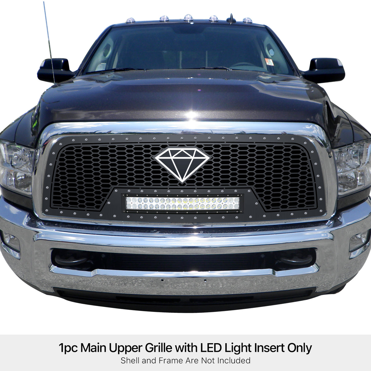 Stainless Steel Main Upper Sheet Grille 2013-2018 Ram 2500 /2013-2018 Ram 3500 GR04LFC30L