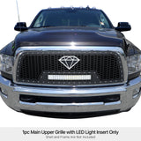 Stainless Steel Main Upper Sheet Grille 2013-2018 Ram 2500 /2013-2018 Ram 3500 GR04LFC30L