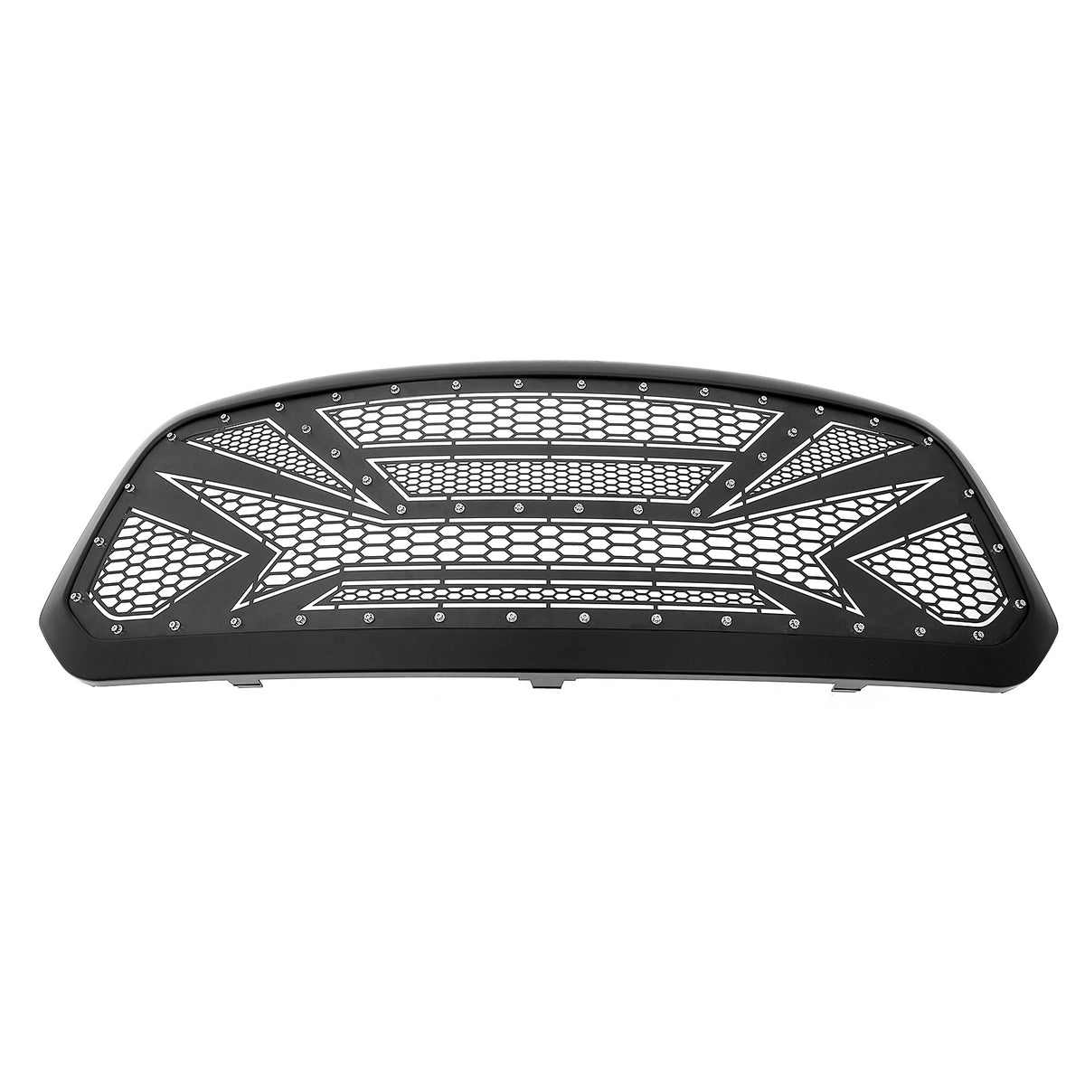 PE + Stainless Steel Main Upper Package Grille 2013-2017 Ram 1500 Not For Rebel/2018 Ram 1500 Not For Rebel & Sport & Laramie Longhorn & Laramie Limited/2019-2021 Ram 1500 Classic Only GR04PEI86M