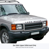 Stainless Steel Main Upper Black Stainless Steel Billet Grille 1999-2002 Land Rover Discovery GR05FFE04J