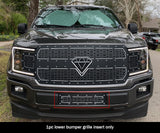 Stainless Steel Lower Bumper Sheet Grille 2018-2020 Ford F-150 (drilling may be required for XL/XLT/King Ranch/Plantinum) GR06DFD01D