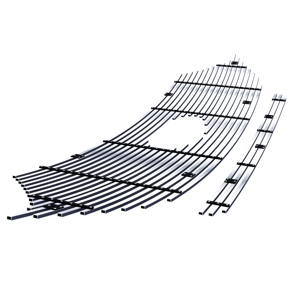Stainless Steel Main Upper Stainless Steel Billet Grille 2020-2024 Ford Explorer Platinum & ST & ST-Line GR06FEB85S