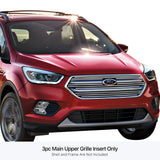 Stainless Steel Main Upper Stainless Steel Billet Grille 2017-2019 Ford Escape GR06FEB87S