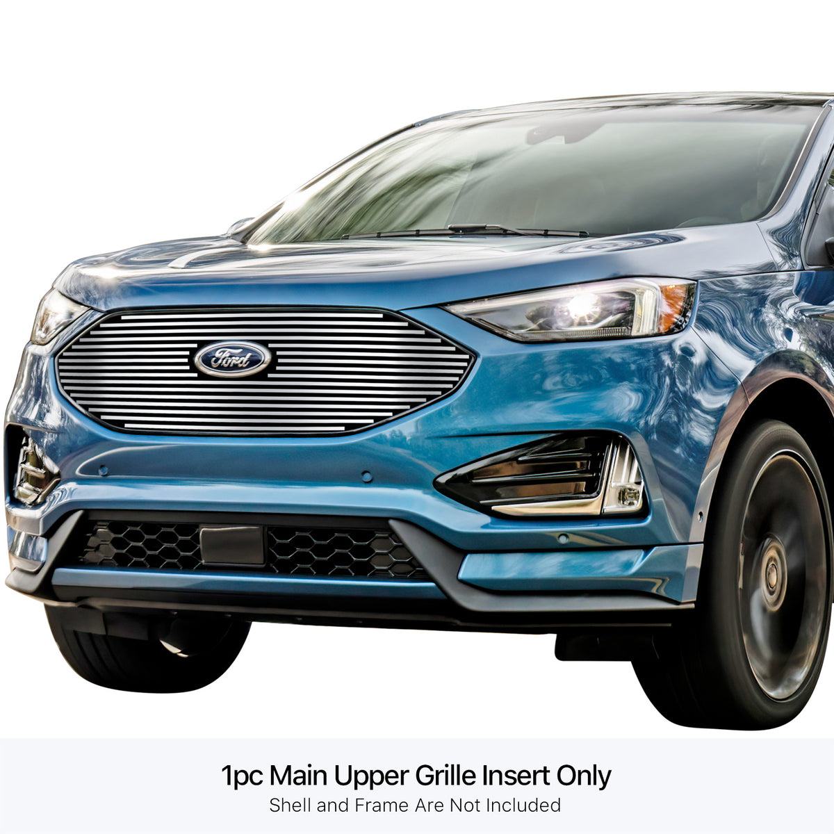 Stainless Steel Main Upper Stainless Steel Billet Grille 2019-2022 Ford Edge ST&ST-Line/2023-2024 Ford Edge SE&SEL&ST&ST-Line GR06FEB94S