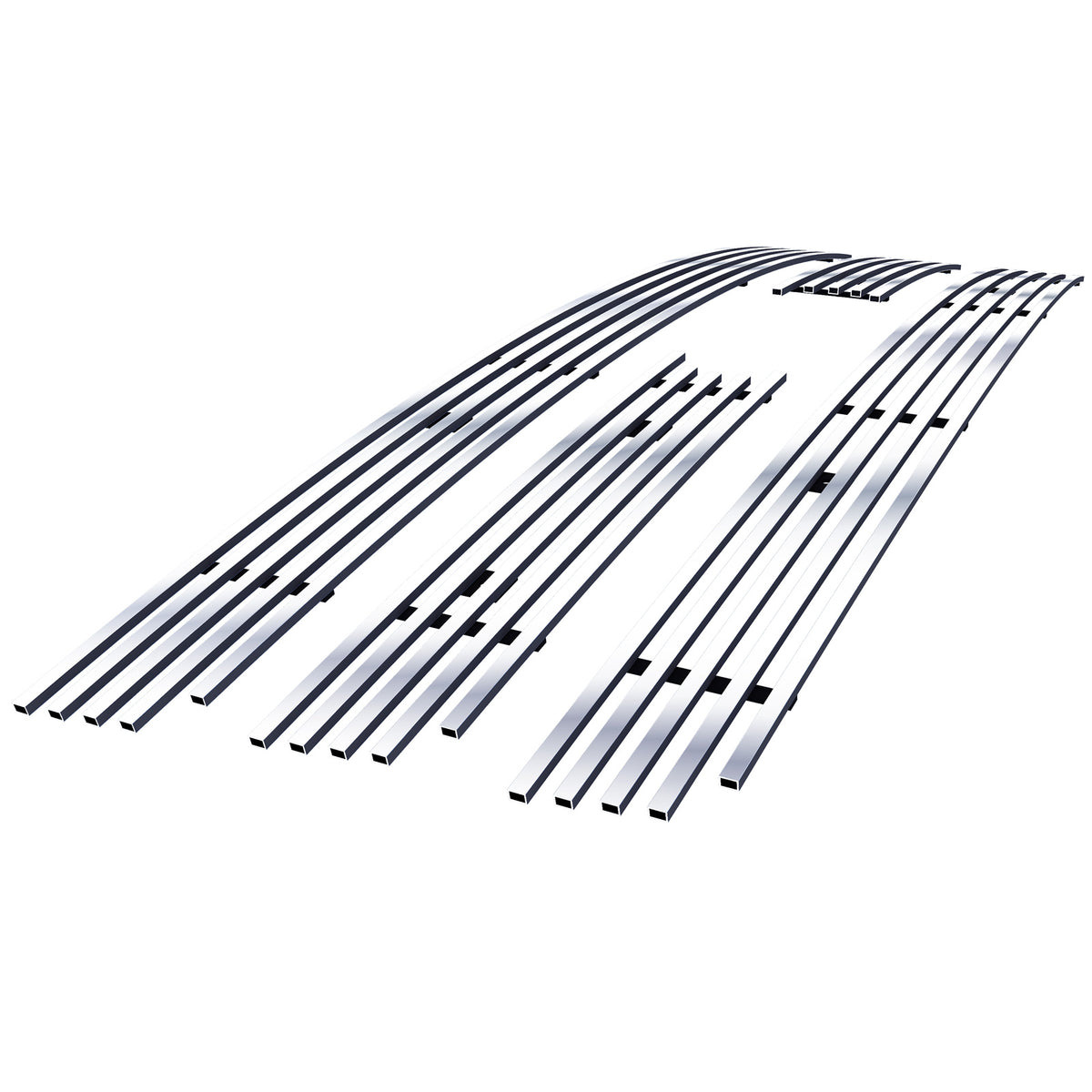 Stainless Steel Main Upper Stainless Steel Billet Grille 2015-2017 Ford Expedition GR06FEB97S