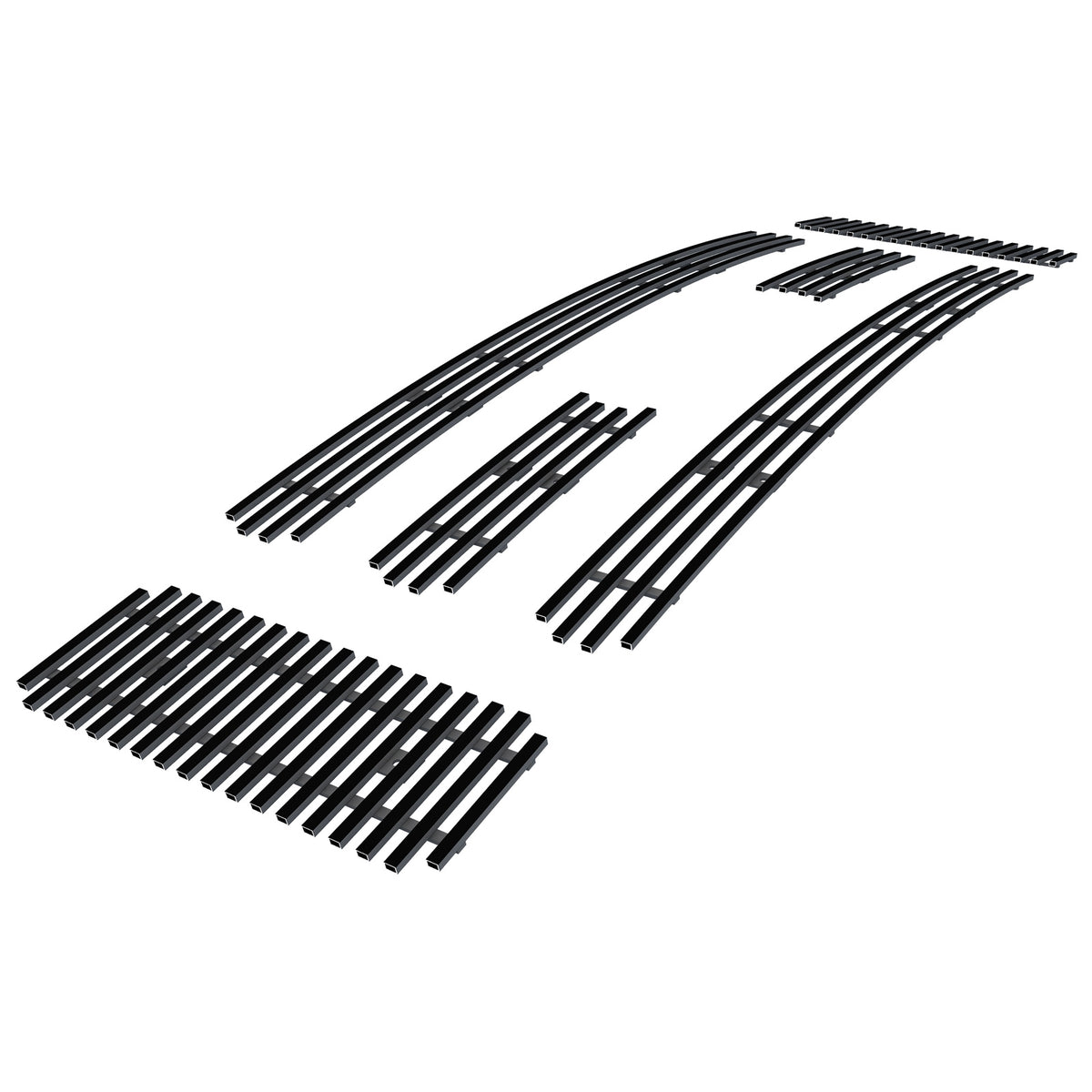 Stainless Steel Main Upper Black Stainless Steel Billet Grille Ford F-250 SD\Ford F-350 SD\Ford F-450 SD\Ford F-550 SD GR06FEC27J