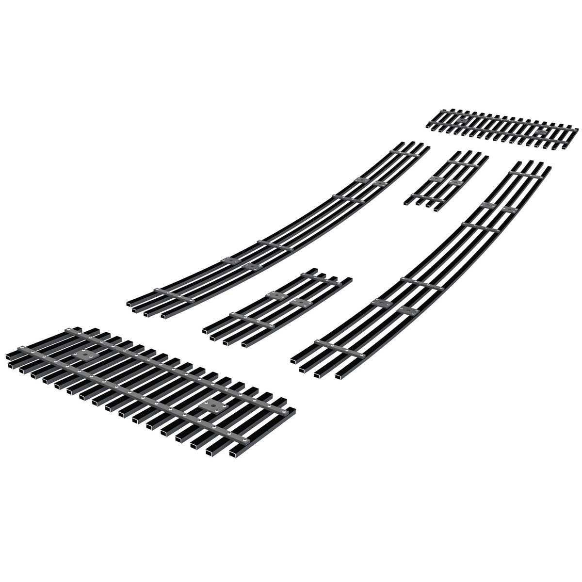 Stainless Steel Main Upper Black Stainless Steel Billet Grille Ford F-250 SD\Ford F-350 SD\Ford F-450 SD\Ford F-550 SD GR06FEC27J