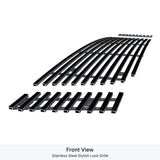 Stainless Steel Main Upper Black Stainless Steel Billet Grille 2007-2010 Ford Explorer Sport Trac  Not For Adrenalin GR06FEE28J