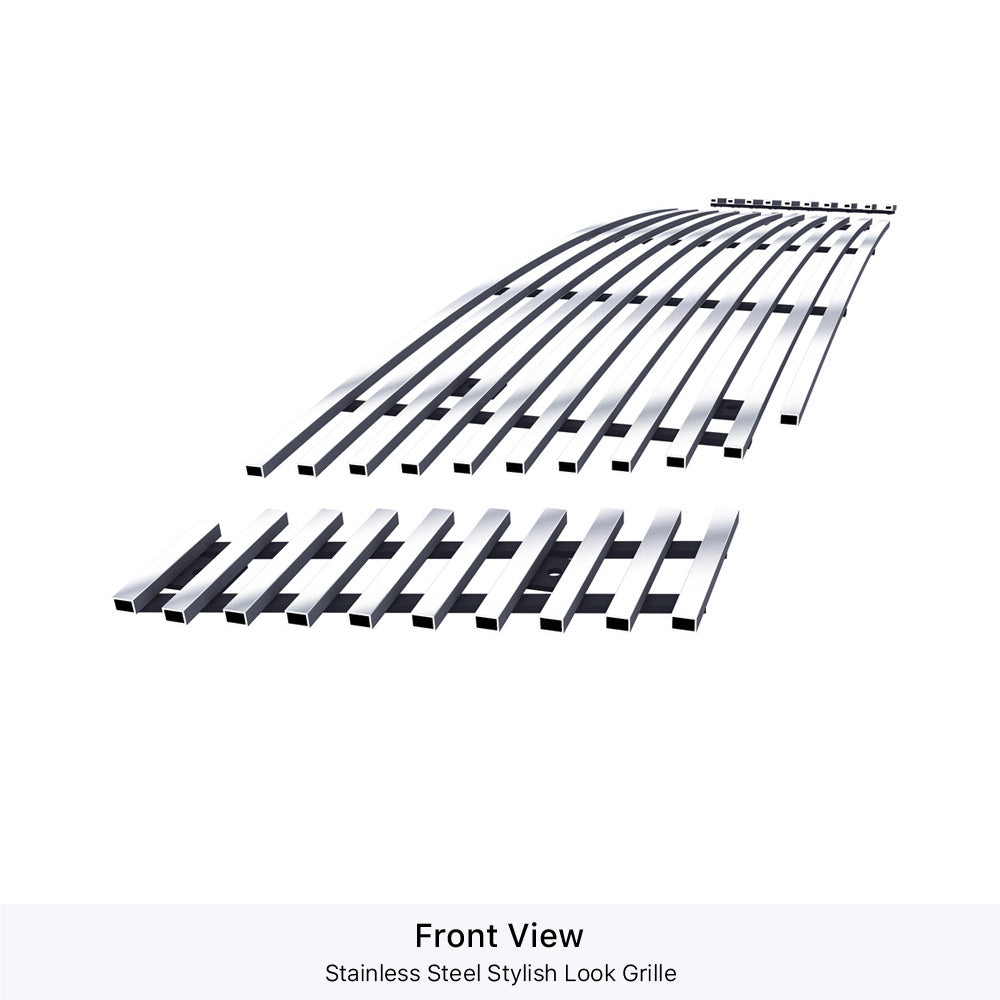 Stainless Steel Main Upper Stainless Steel Billet Grille 2007-2010 Ford Explorer Sport Trac  Not For Adrenalin GR06FEE28S