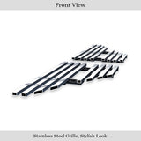 Stainless Steel Side Vent Stainless Steel Billet Grille 2008-2010 Ford F-250 Side Vent/2008-2010 Ford F-350 Side Vent/2008-2010 Ford F-450 Side Vent/2008-2010 Ford F-550 Side Vent GR06FEE42S