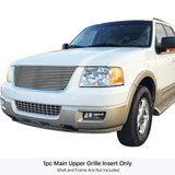 Stainless Steel Main Upper Stainless Steel Billet Grille 2003-2006 Ford Expedition GR06FEG15C