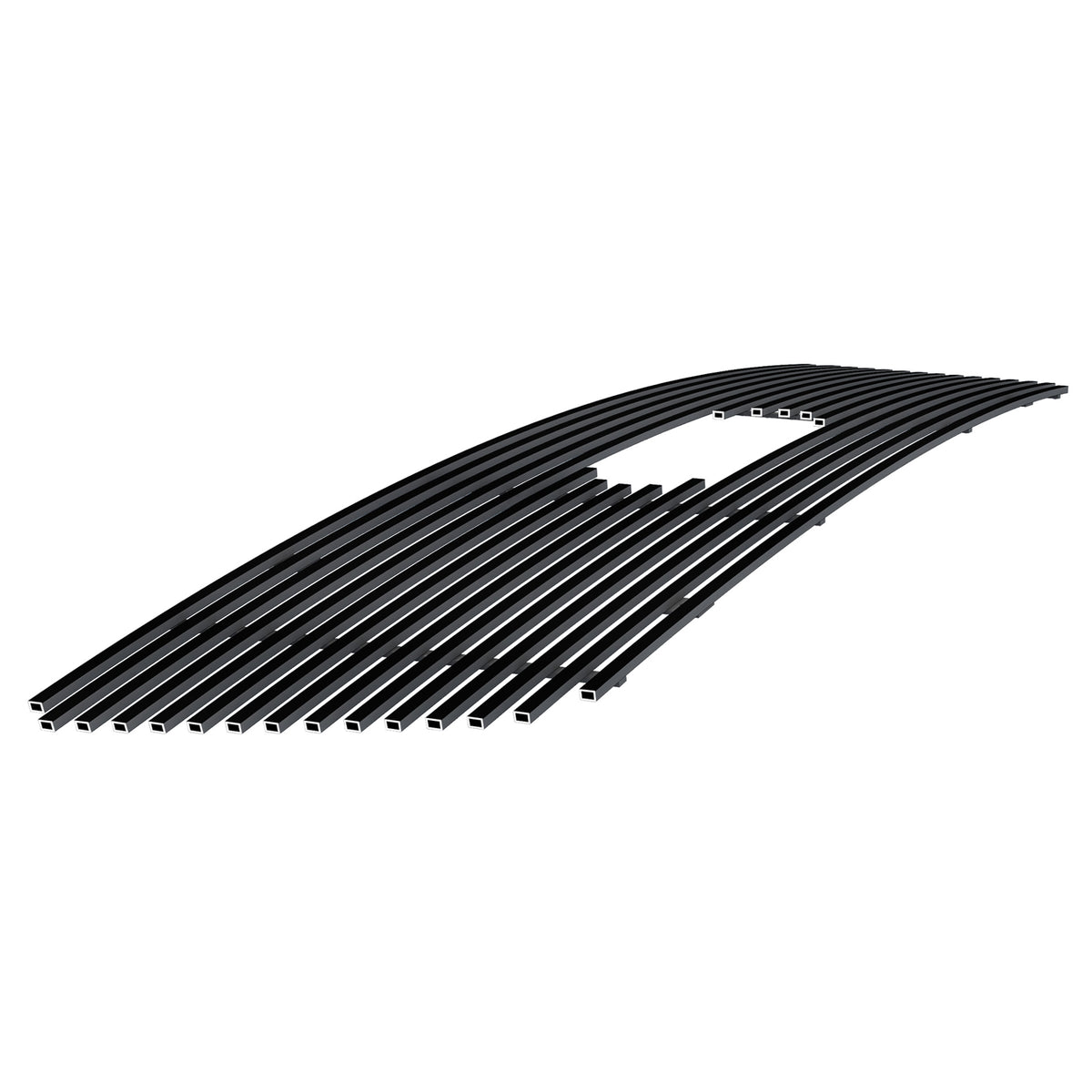 Stainless Steel Main Upper Black Stainless Steel Billet Grille 2004-2008 Ford F-150 Honeycomb Style With Logo Show Not For FX2/FX4 and King Ranch Model GR06FEG27J