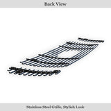 Stainless Steel Main Upper Stainless Steel Billet Grille 2004-2005 Ford Ranger 4WD FX4  Bar Only Not For Ranger Edge, With Logo Show GR06FEG36S