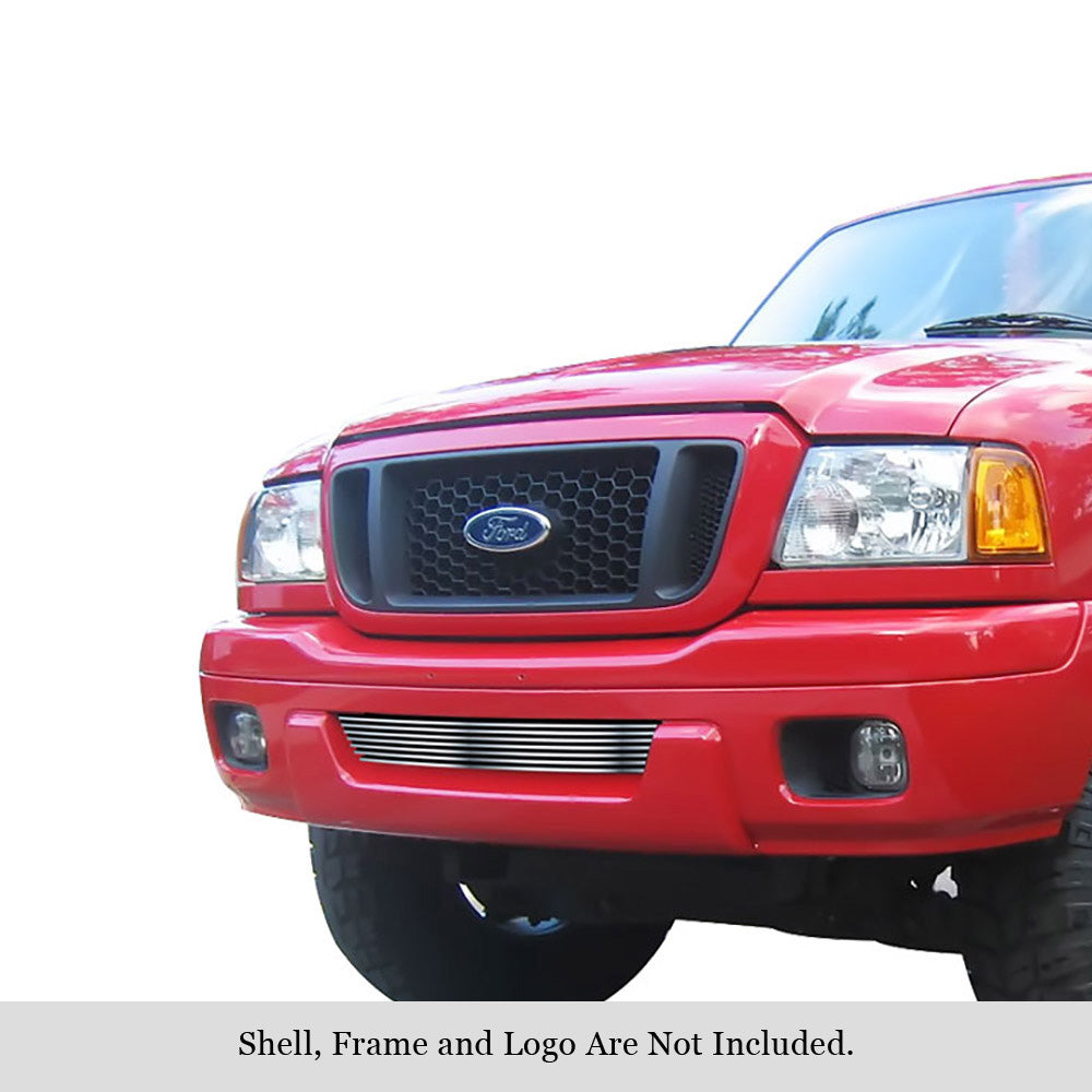 Stainless Steel Lower Bumper Stainless Steel Billet Grille 2004-2005 Ford Ranger GR06FEG37C