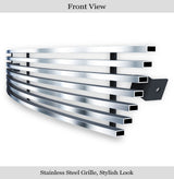 Stainless Steel Lower Bumper Stainless Steel Billet Grille 2004-2005 Ford Ranger GR06FEG37C