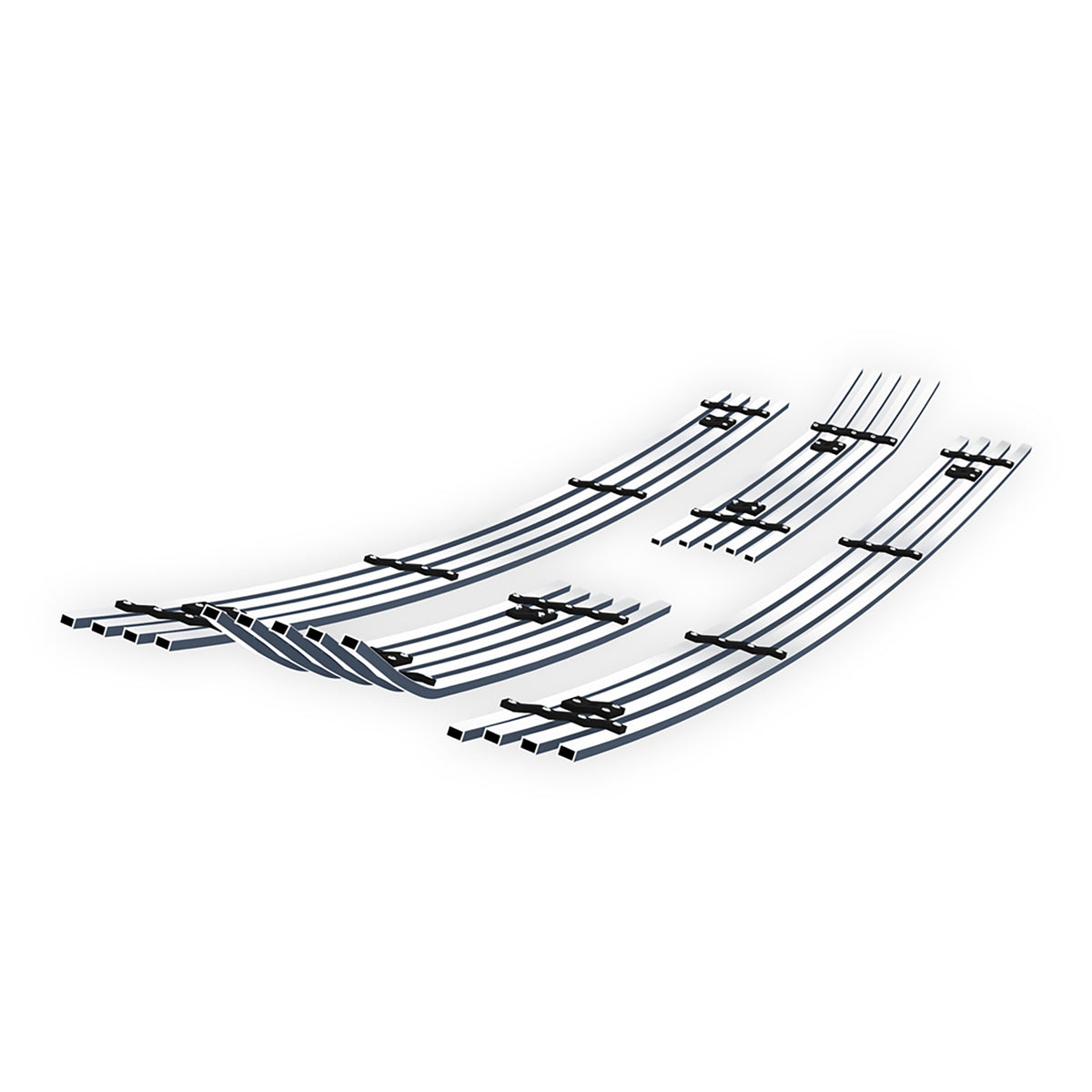 Stainless Steel Main Upper Stainless Steel Billet Grille 2013-2014 Ford F-150 XL /2013-2014 Ford F-150 XLT GR06FEI24S