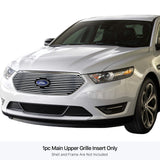 Stainless Steel Main Upper Stainless Steel Billet Grille 2013-2019 Ford Taurus SHO Logo Show GR06FEI66S
