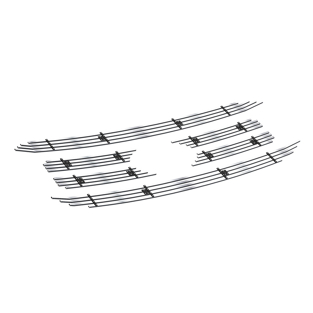 Stainless Steel Main Upper Stainless Steel Billet Grille 2021-2023 Ford F-150 Lariat GR06FEJ78S