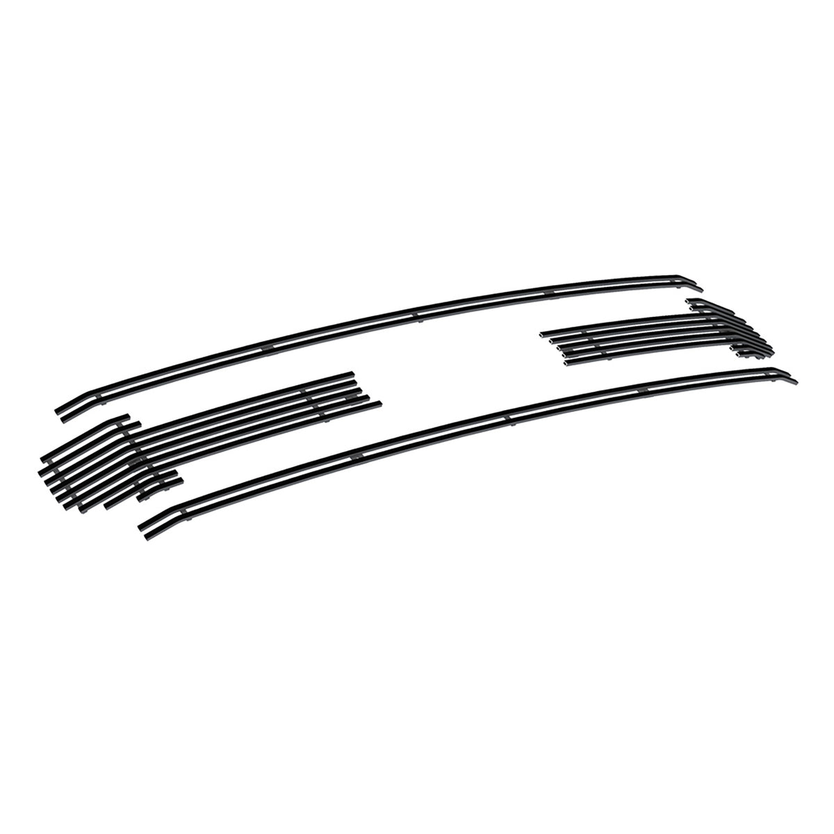 Stainless Steel Main Upper Black Stainless Steel Billet Grille 2020-2021 Ford F-250 XL/ 2020-2021 Ford F-250 XLT/ 2020-2021 Ford F-350 XL/ 2020-2021 Ford F-350 XLT GR06FEJ79J