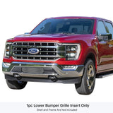 Stainless Steel Lower Bumper Stainless Steel Billet Grille 2021-2023 Ford F-150 GR06FFB34S
