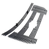 Stainless Steel Main Upper Black Stainless Steel Billet Grille 2015-2017 Ford F-150 XL GR06FFC11J