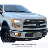 Stainless Steel Lower Bumper Stainless Steel Billet Grille 2015-2017 Ford F-150 GR06FFC13S