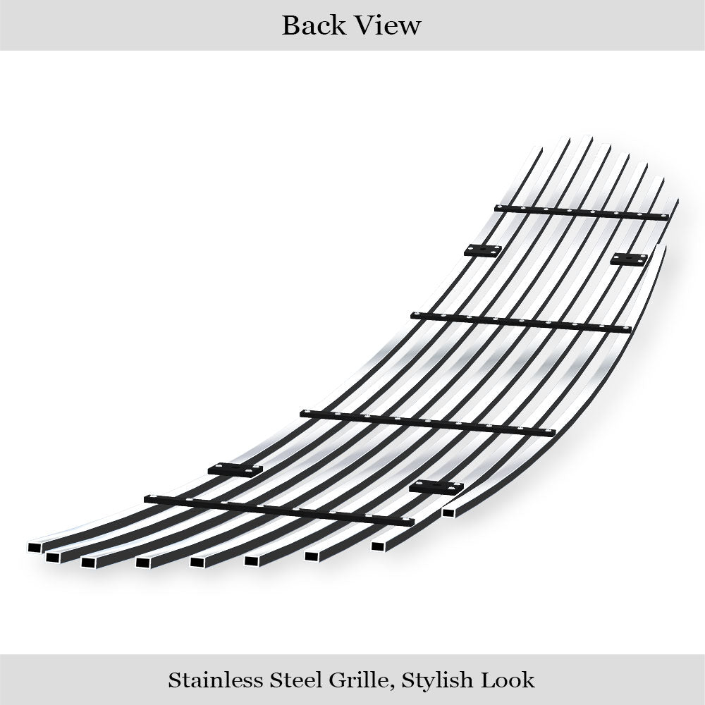 Stainless Steel Main Upper Stainless Steel Billet Grille 2018-2022 Ford Mustang Only for EcoBoost Models GR06FFD06S
