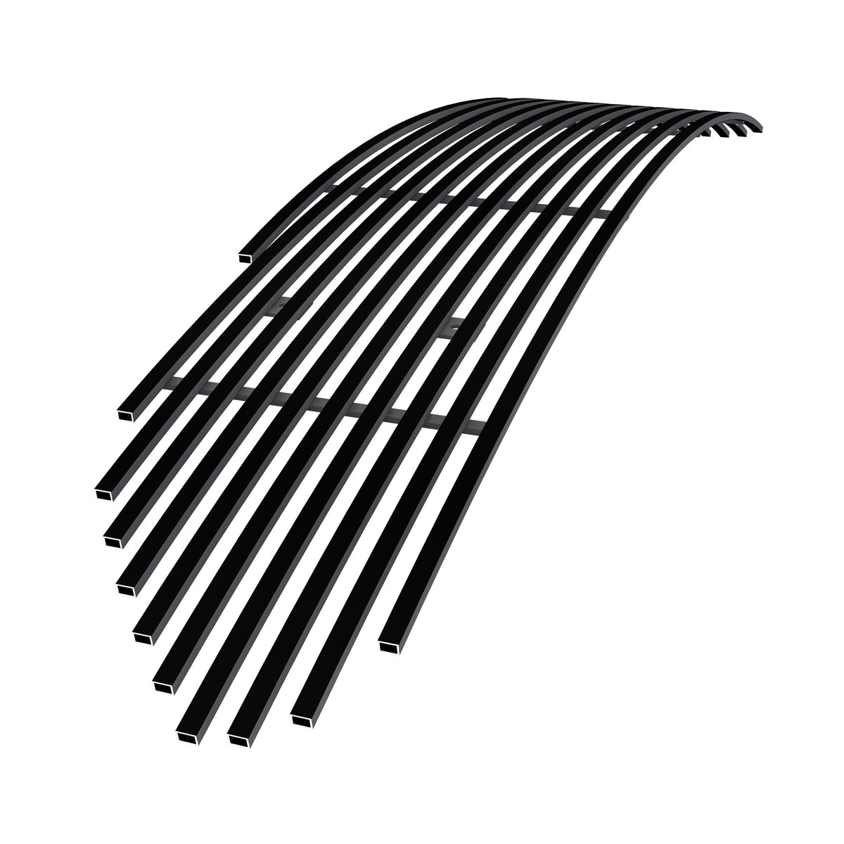 Stainless Steel Main Upper Black Stainless Steel Billet Grille 2018-2022 Ford Mustang Only for V8 GT Models GR06FFD08J