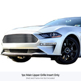 Stainless Steel Main Upper Stainless Steel Billet Grille 2018-2022 Ford Mustang Only for V8 GT Models GR06FFD08S