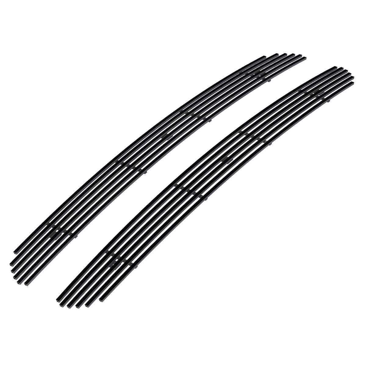 Stainless Steel Main Upper Black Stainless Steel Billet Grille 2018-2020 Ford F-150 King Ranch Square Mesh Style/2018-2020 Ford F-150 Plantium Square Mesh Style GR06FFD43J