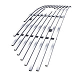 Stainless Steel Main Upper Stainless Steel Billet Grille 2015-2017 Ford Mustang Only for V6 Base Models with logo show GR06FFD45S