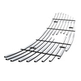 Stainless Steel Main Upper Stainless Steel Billet Grille 2015-2017 Ford Mustang Only for V6 Base Models with logo show GR06FFD45S