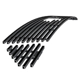 Stainless Steel Main Upper Black Stainless Steel Billet Grille 2015-2017 Ford Mustang GT V8 With Logo Show GR06FFD46J