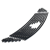Stainless Steel Main Upper Black Stainless Steel Billet Grille 2015-2017 Ford Mustang GT V8 With Logo Show GR06FFD46J