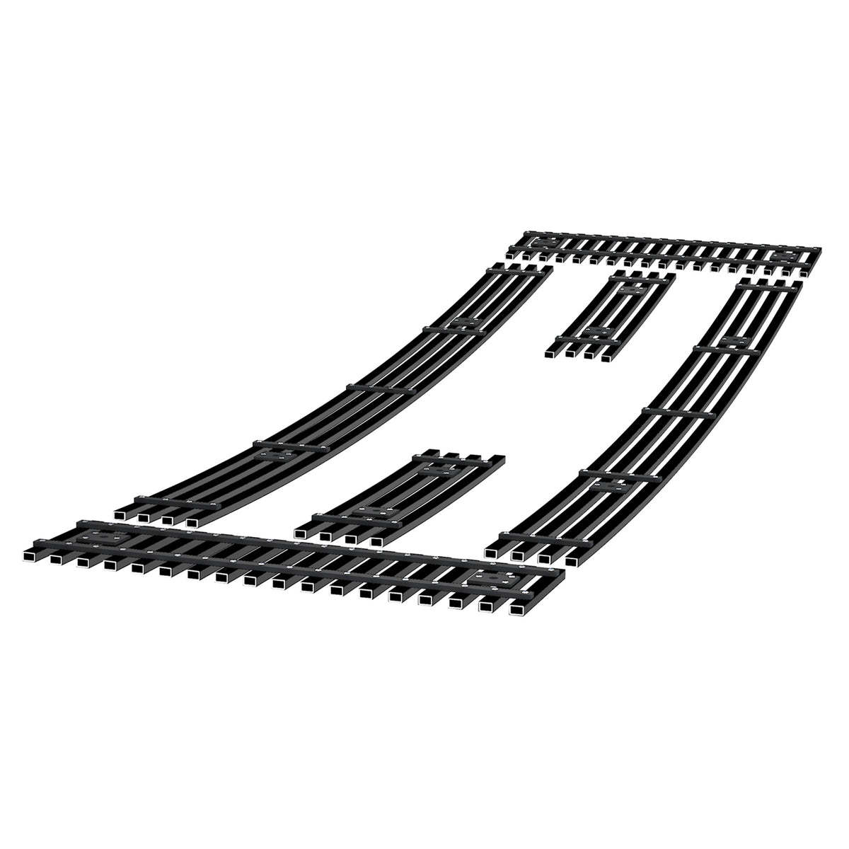 Stainless Steel Main Upper Black Stainless Steel Billet Grille 2008-2014 Ford E-Series /2008-2014 Ford Econoline GR06FFF58J
