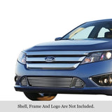 Stainless Steel Lower Bumper Stainless Steel Billet Grille 2010-2012 Ford Fusion Sport GR06FFF60S