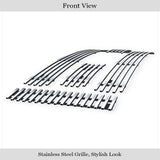 Stainless Steel Main Upper Stainless Steel Billet Grille 2009-2012 Ford F-150 Lariat /2009-2012 Ford F-150 King Ranch GR06FFG88S