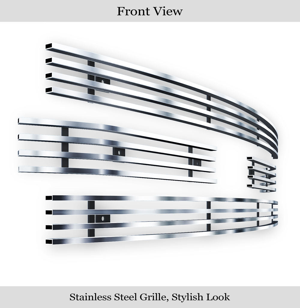 Stainless Steel Main Upper Stainless Steel Billet Grille Ford F-250 SD\Ford F-350 SD\Ford F-450 SD\Ford F-550 SD GR06FFH27S