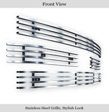 Stainless Steel Main Upper Stainless Steel Billet Grille Ford F-250 SD\Ford F-350 SD\Ford F-450 SD\Ford F-550 SD GR06FFH27S