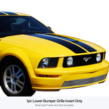 Stainless Steel Lower Bumper Stainless Steel Billet Grille 2005-2009 Ford Mustang GT V8 Not For California Edition GR06FFJ14S