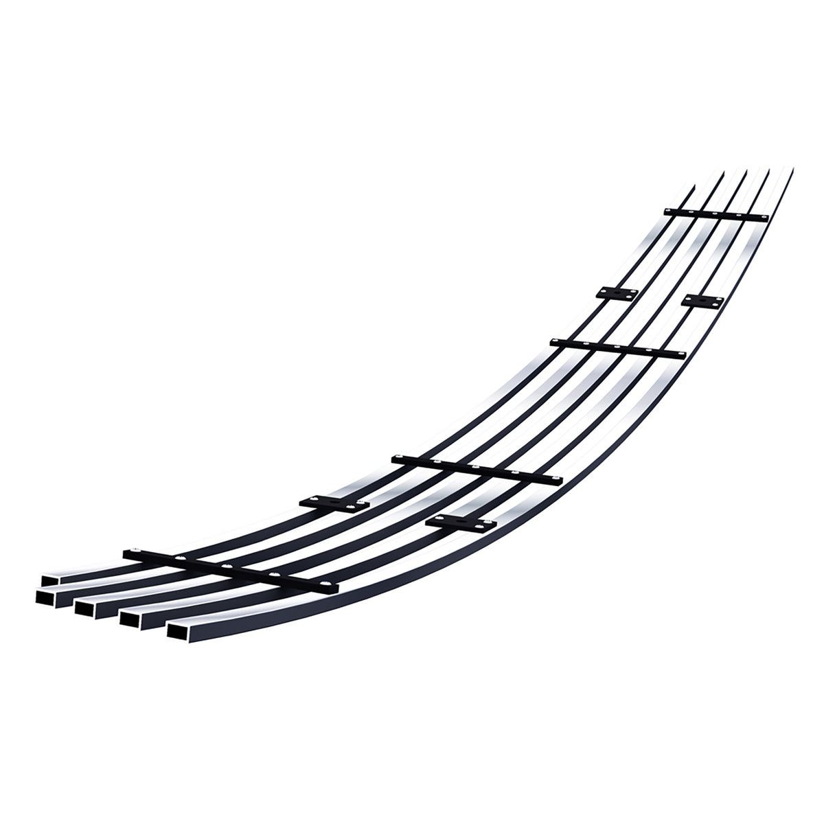 Stainless Steel Lower Bumper Stainless Steel Billet Grille 2005-2009 Ford Mustang GT V8 Not For California Edition GR06FFJ14S