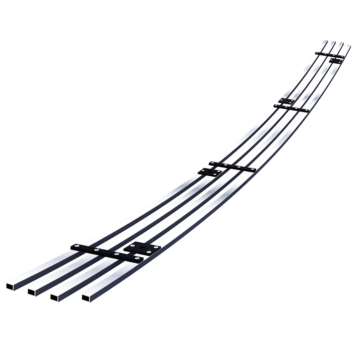 Stainless Steel Lower Bumper Stainless Steel Billet Grille 2005-2009 Ford Mustang V6 GR06FFJ17S